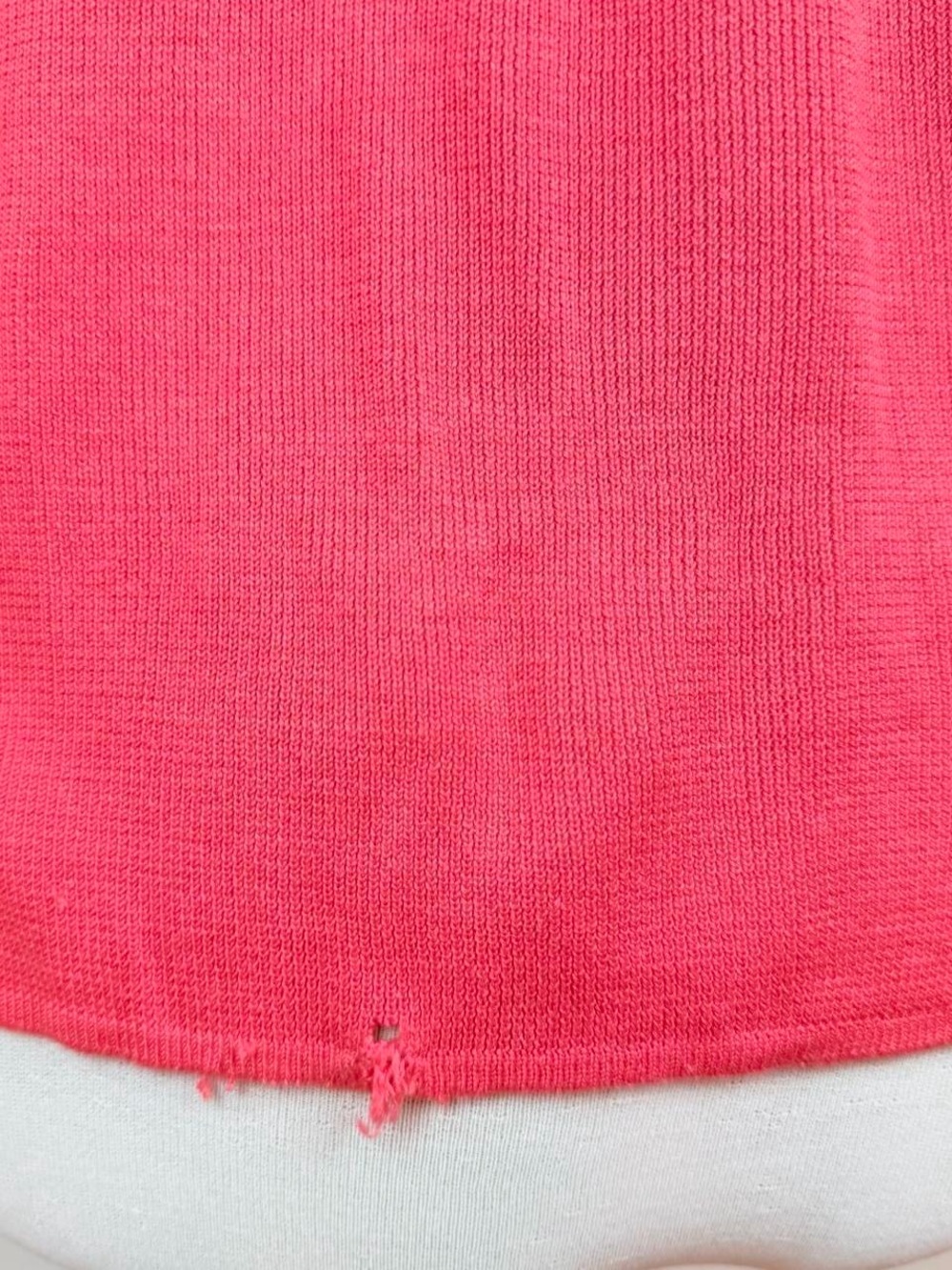 Pink Embroidered V-Neck Sweater Women's Medium 3/4 Sleeve Boho - Picture 5 of 6